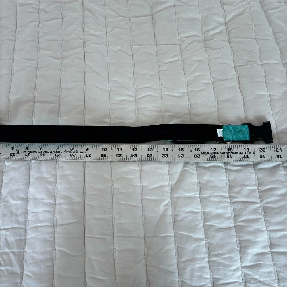 NWT AirTag Dog Collar, IP68 Waterproof Air Tag Holder, Reflective, teal color - Picture 8 of 8